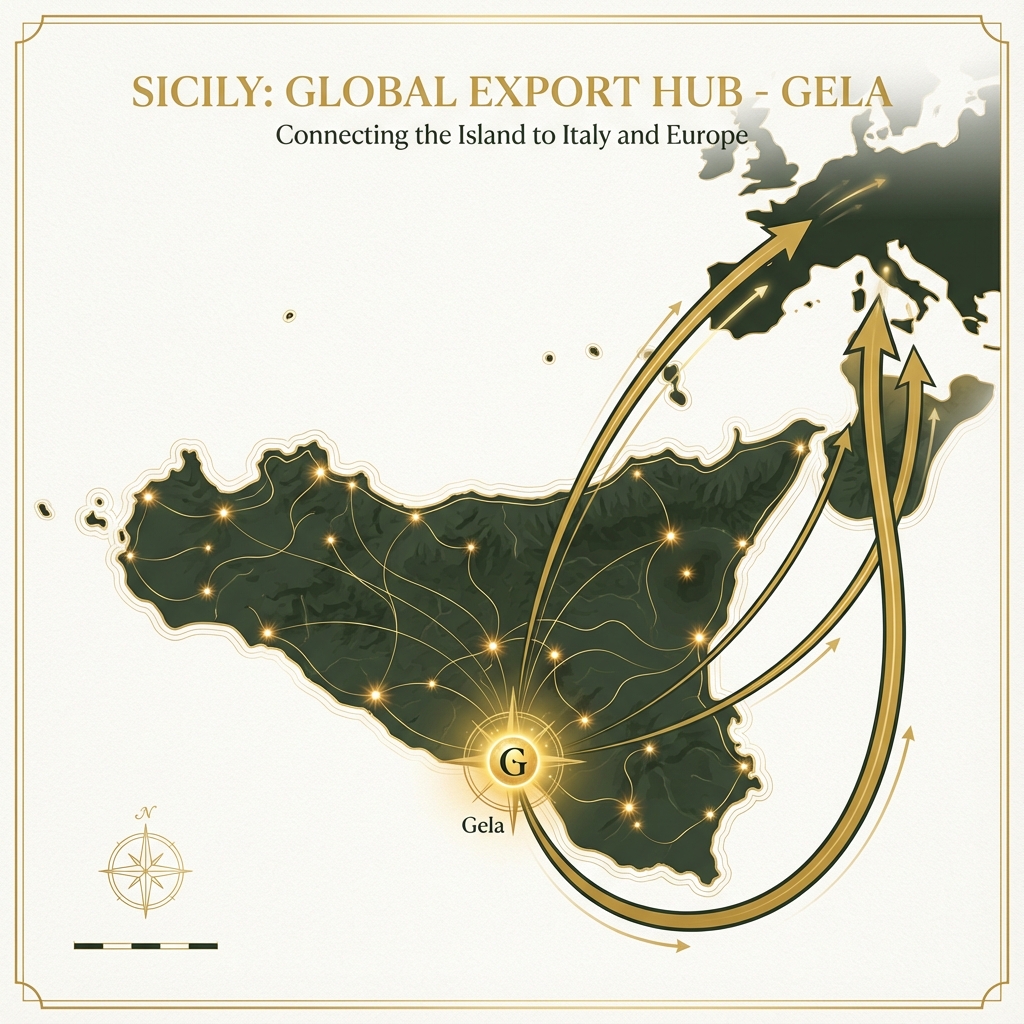 Mappa Logistica Hub Gela